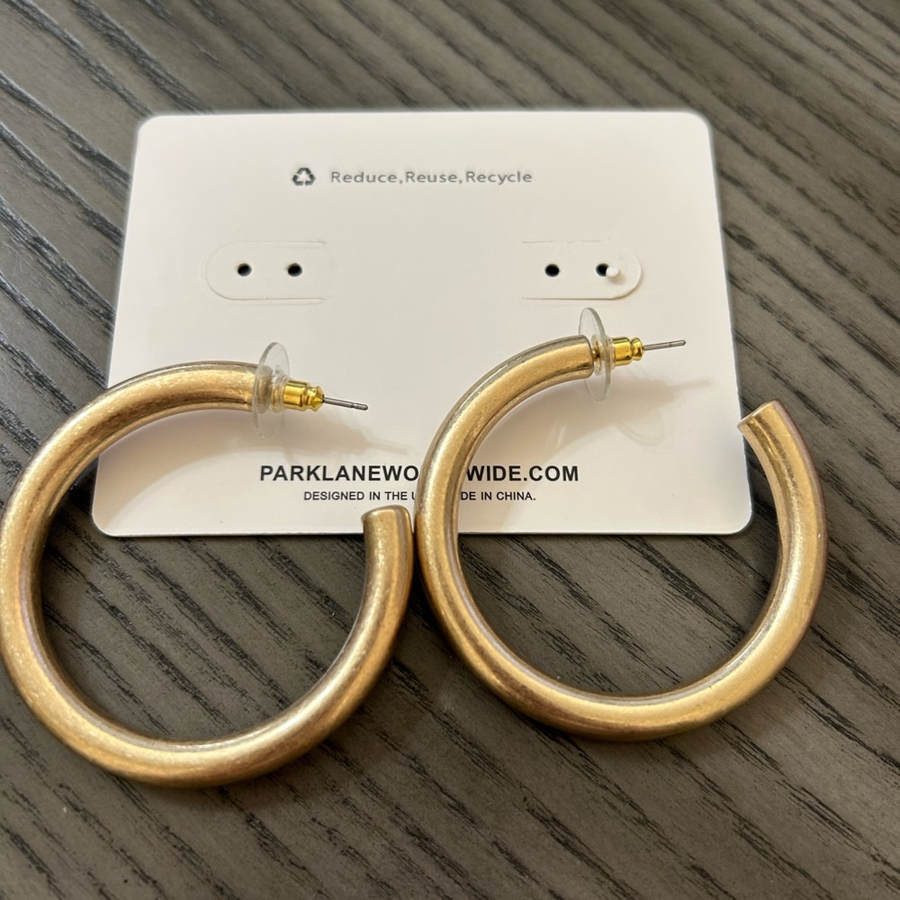 Park Lane Lustrous Gold Earrings